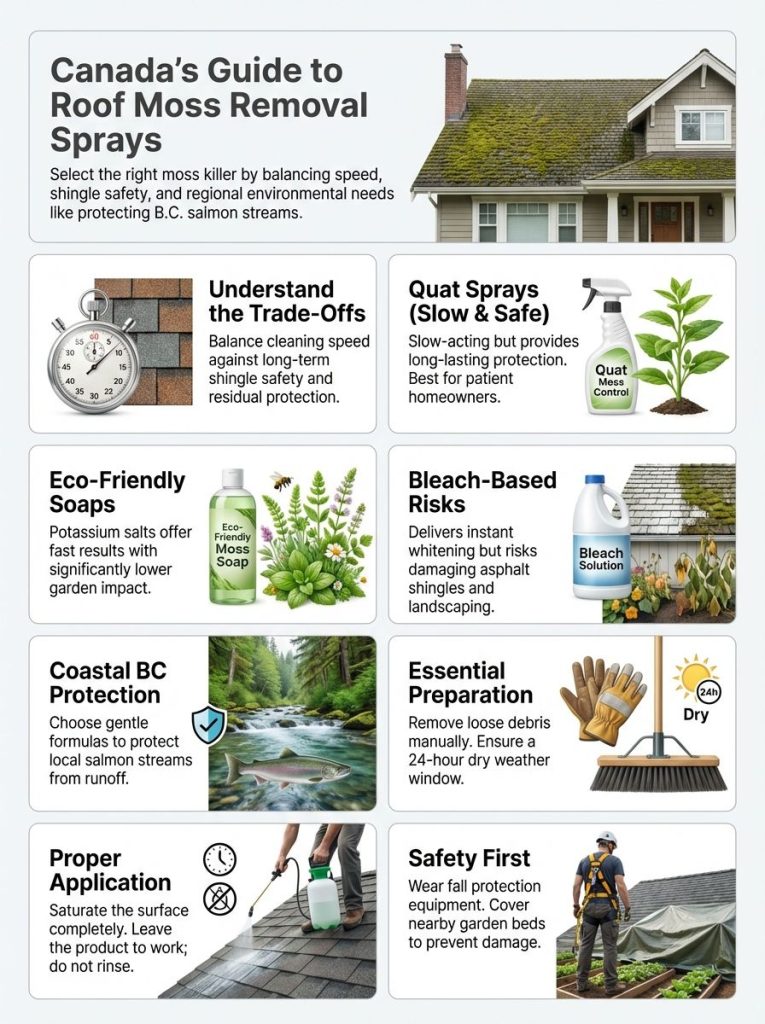 best roof moss removal spray in canada