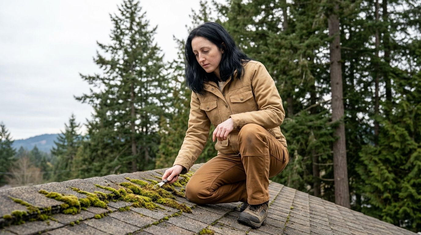 Professional roof Moss removal Langford BC